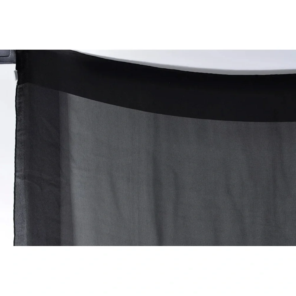 Christian Dior Scarf Bandana Silk 100% Black 88×88cm (35inches)Authentic
